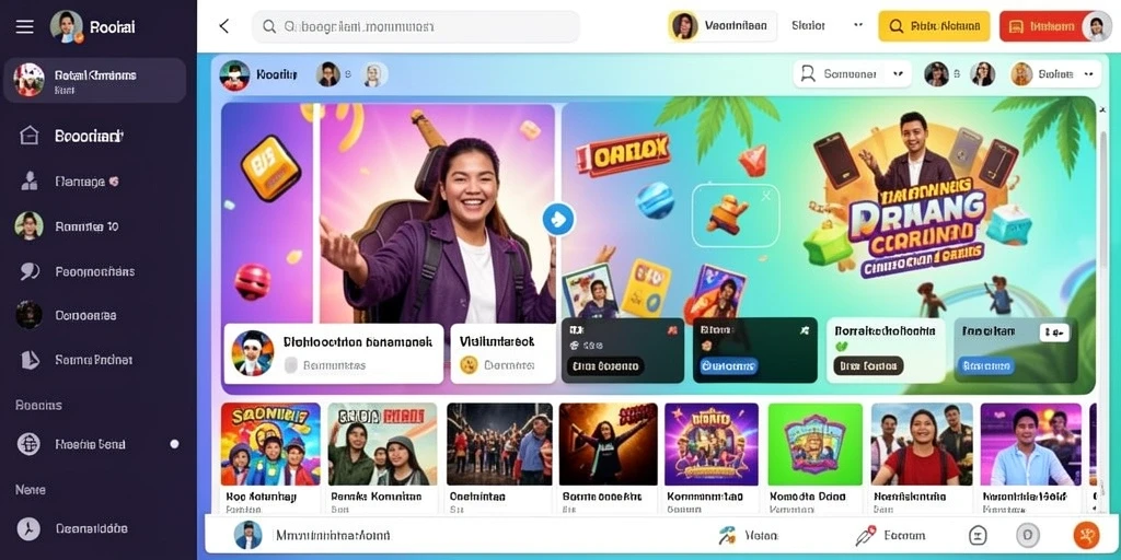 Gambar menunjukkan grafis yang memukau dan efek suara.