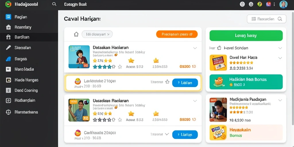 Promosi harian yang menggairahkan dan menguntungkan.