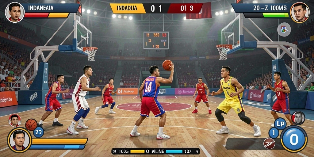 Momen seru di mode multiplayer bersama teman.