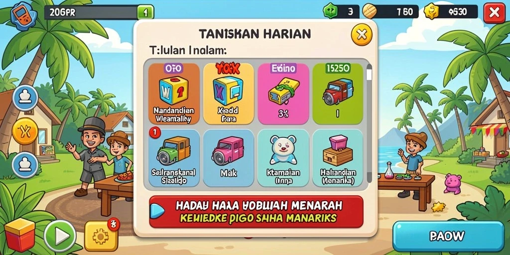 Visual menawan dari dunia game IDPKING yang penuh petualangan.