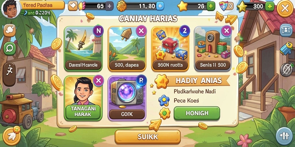 Tangkapan layar menunjukkan mode permainan tim yang seru.
