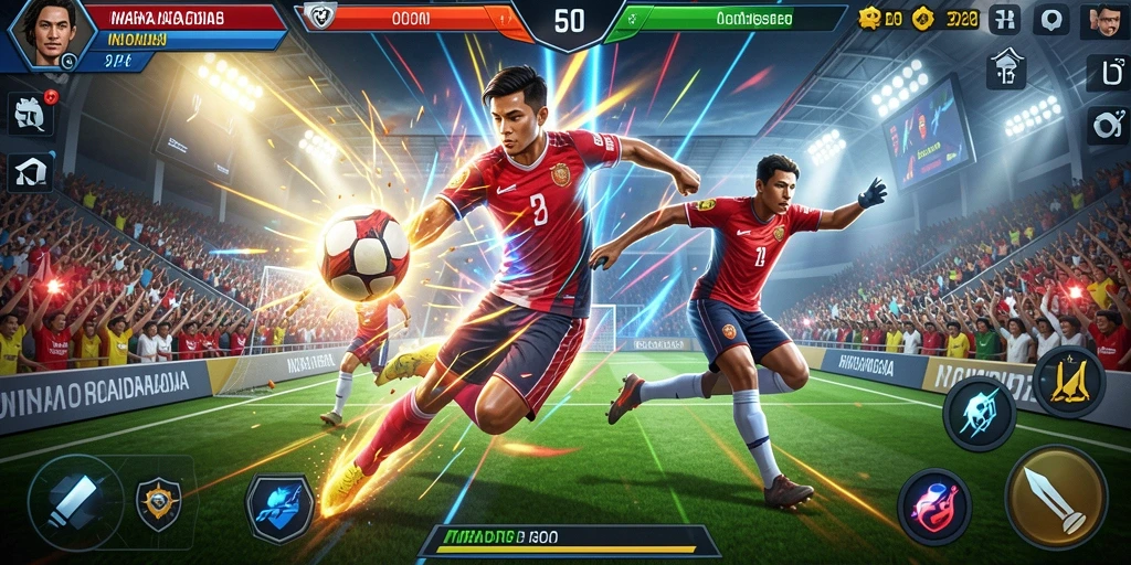 Screenshot menunjukkan petualangan seru di level yang berbeda.