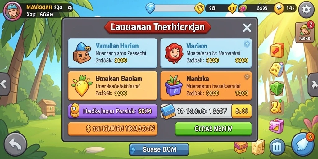 Interaksi sosial antar pemain yang menggembirakan.