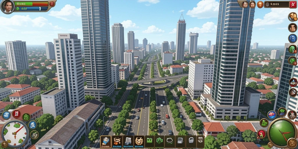 Screenshot ketiga memperlihatkan interaksi dalam mode multiplayer yang seru.
